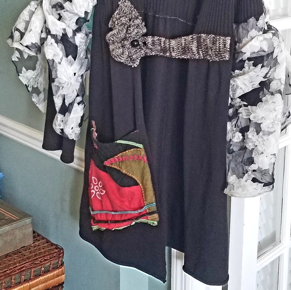 One-of-a-kind Handmade Sweater - Picture 4 of 4